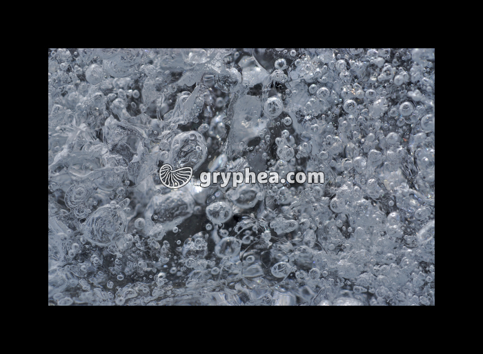 Glace avec bulles d'air anciennes (Jökulsarlon, Islande) - gryphea.com